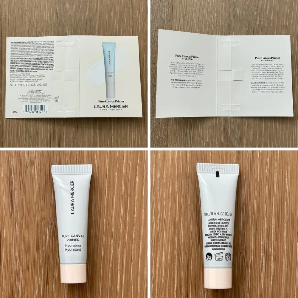 Laura Mercier Makeup Samples Translucent Power Pure Canvas Primer Beauty Lot